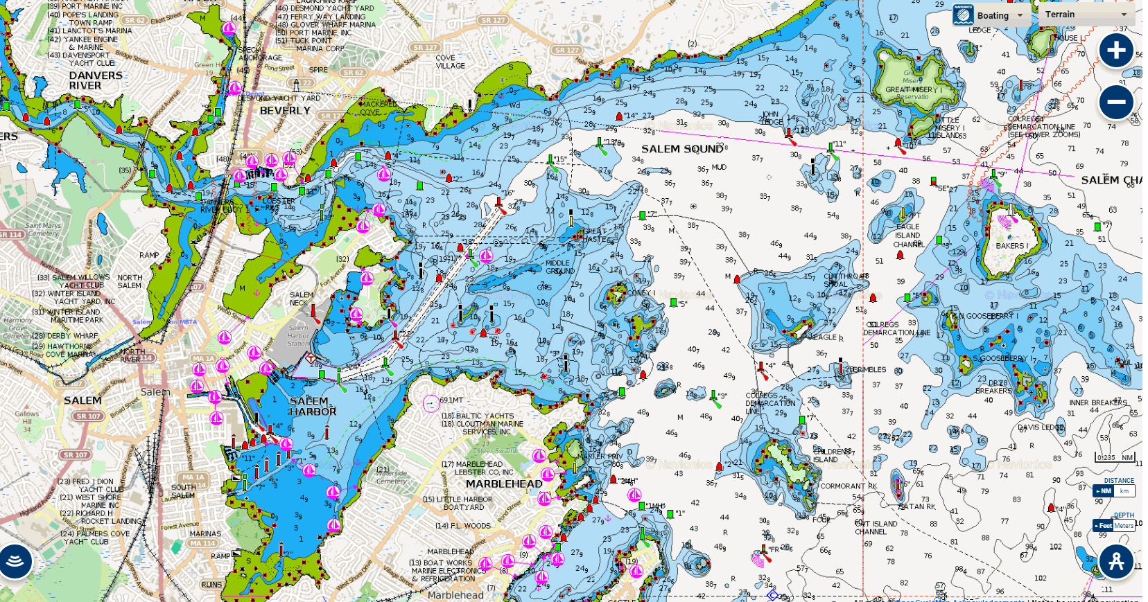 Chart of Joe's area